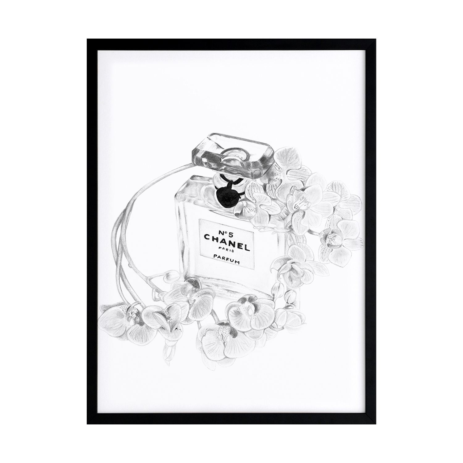 Chanel Bottle Printed Wall Art