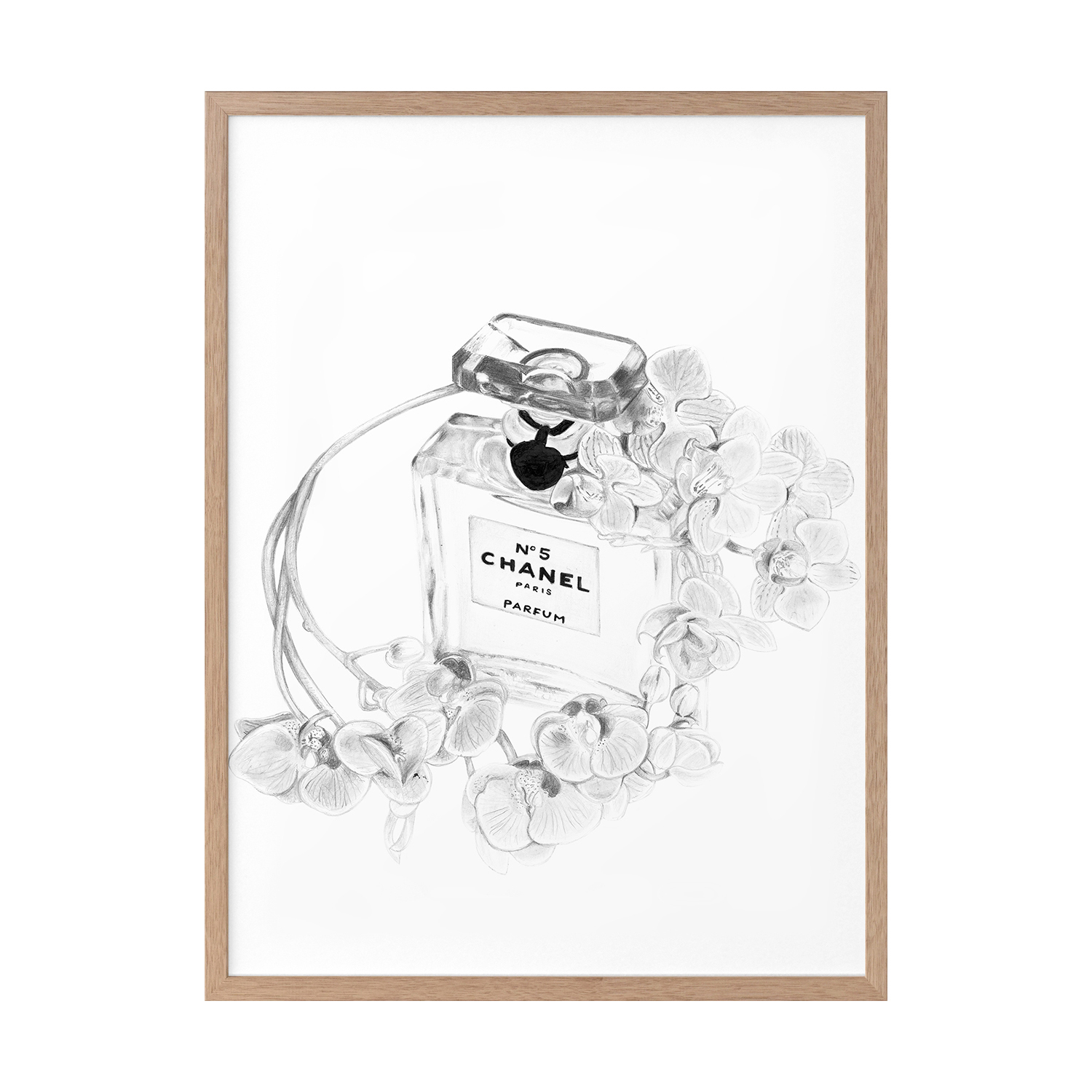 Chanel Bottle Printed Wall Art