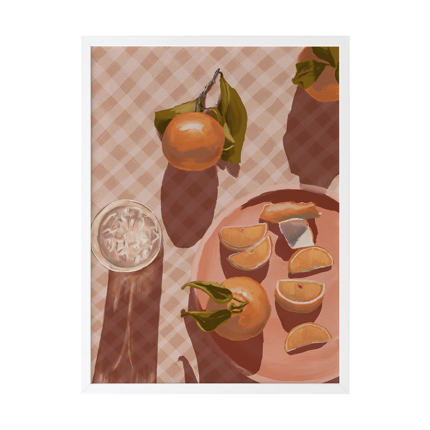 Sunset Mandarins Printed Wall Art