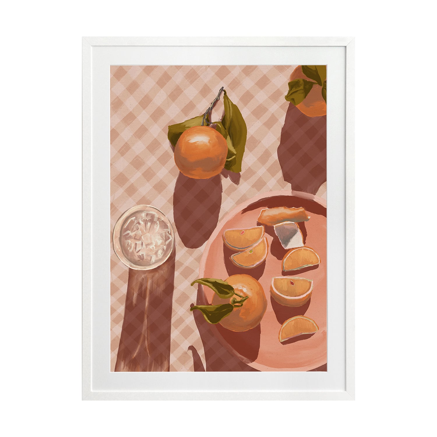 Sunset Mandarins Printed Wall Art