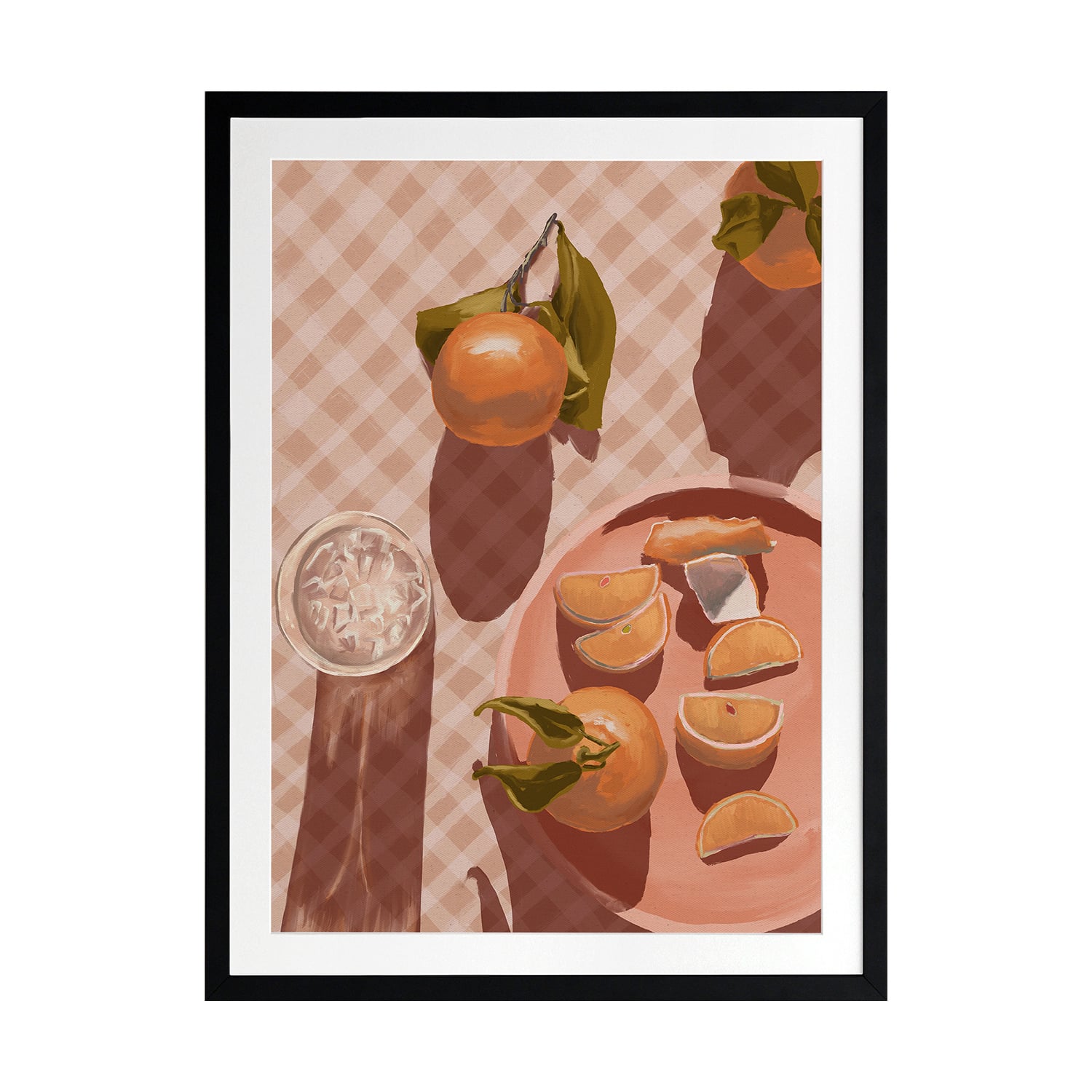 Sunset Mandarins Printed Wall Art