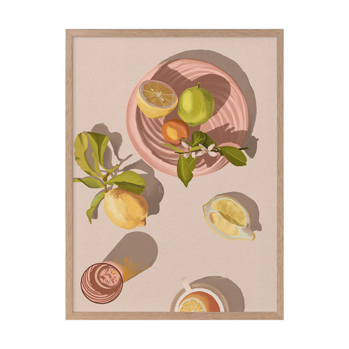 Citron Printed Wall Art