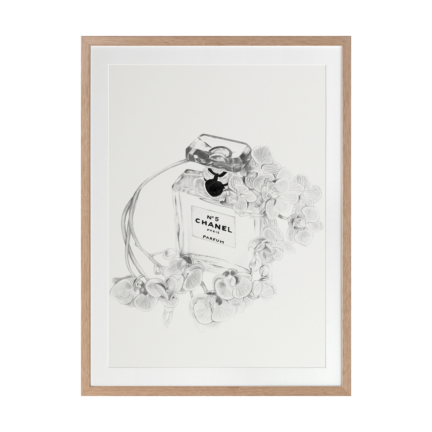 Chanel Bottle Printed Wall Art