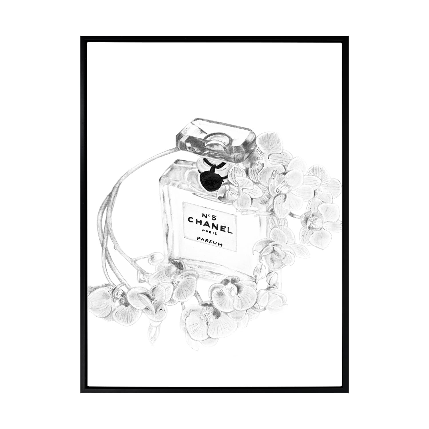Chanel Bottle Printed Wall Art