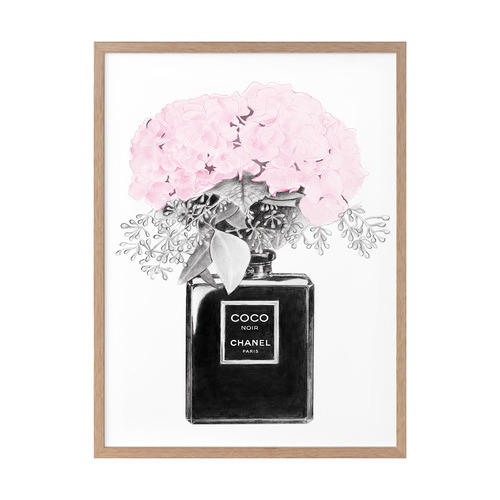 Chanel Noir Printed Wall Art