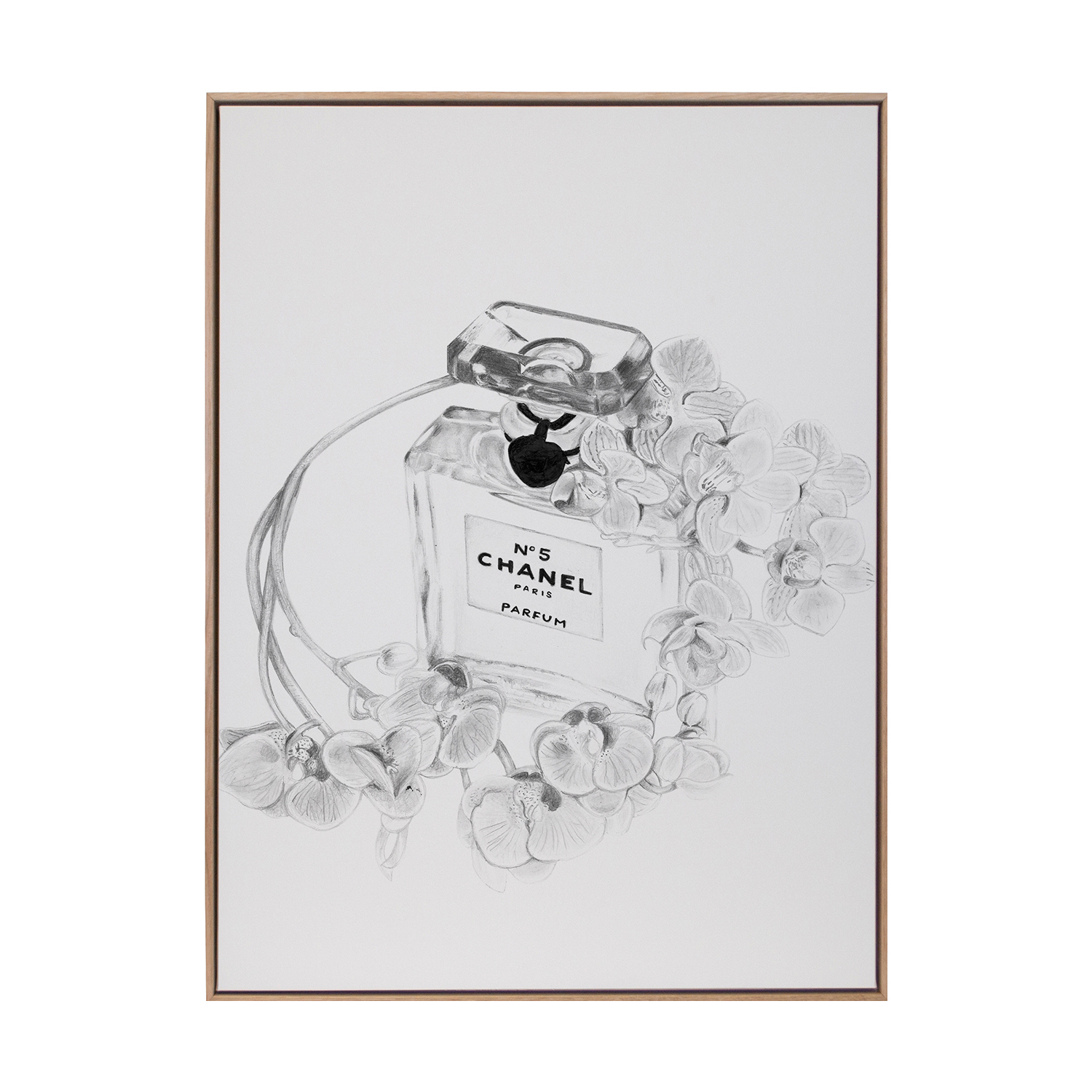 Chanel Bottle Printed Wall Art