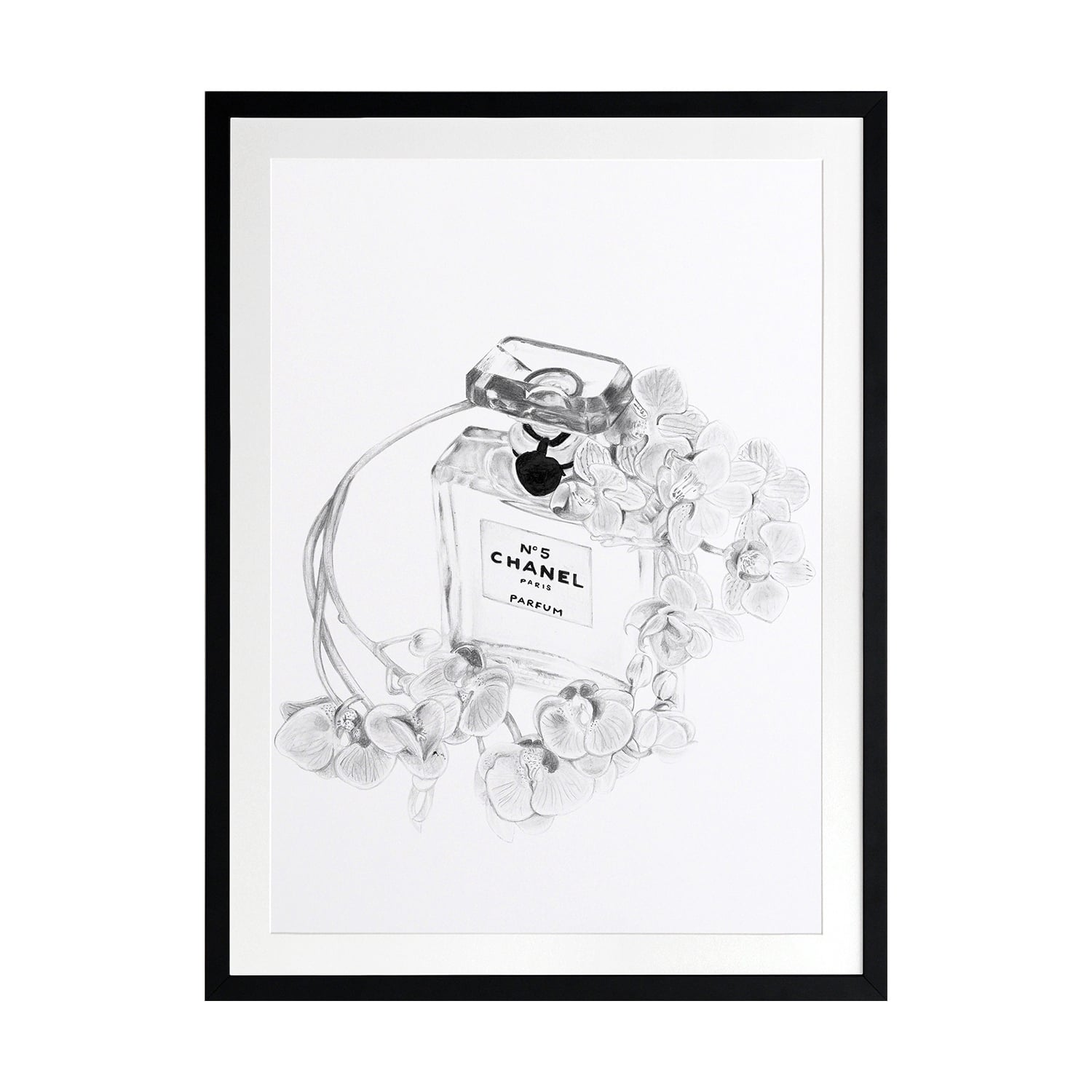 Chanel Bottle Printed Wall Art