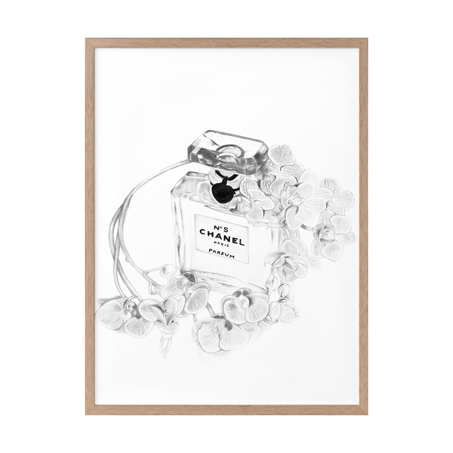 Chanel Bottle Printed Wall Art