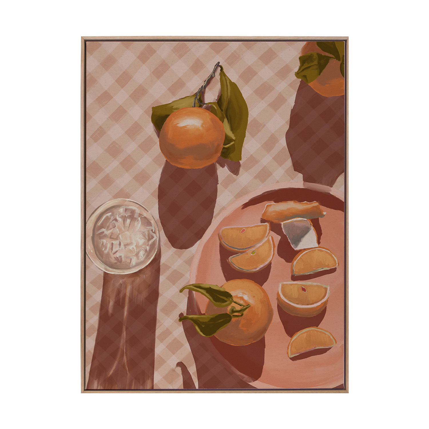 Sunset Mandarins Printed Wall Art