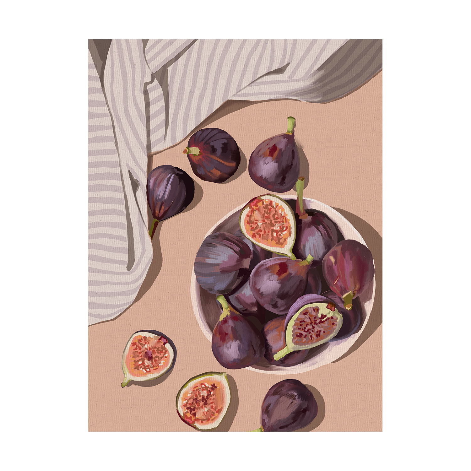 Fresh Figs Printed Wall Art