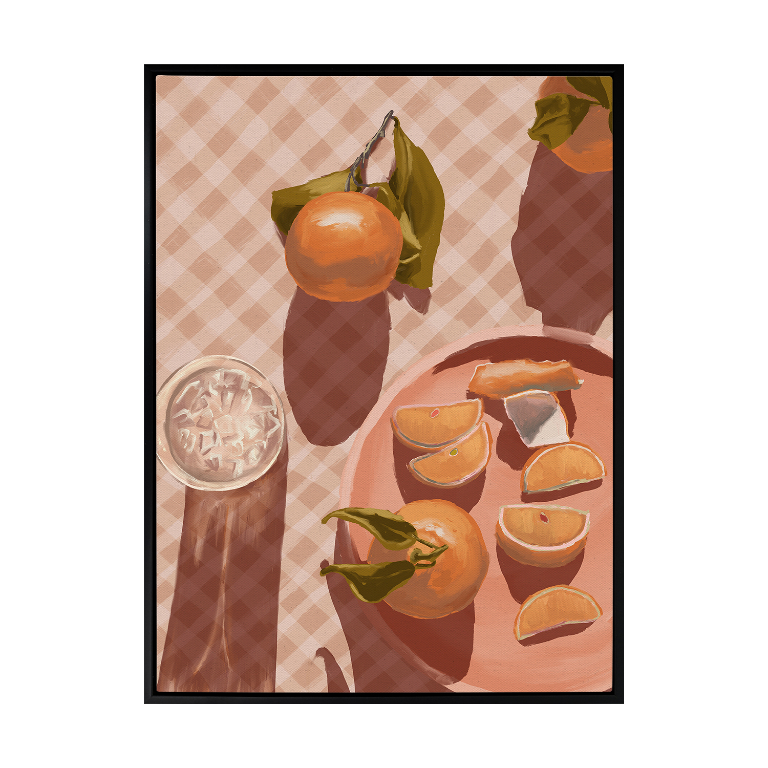 Sunset Mandarins Printed Wall Art