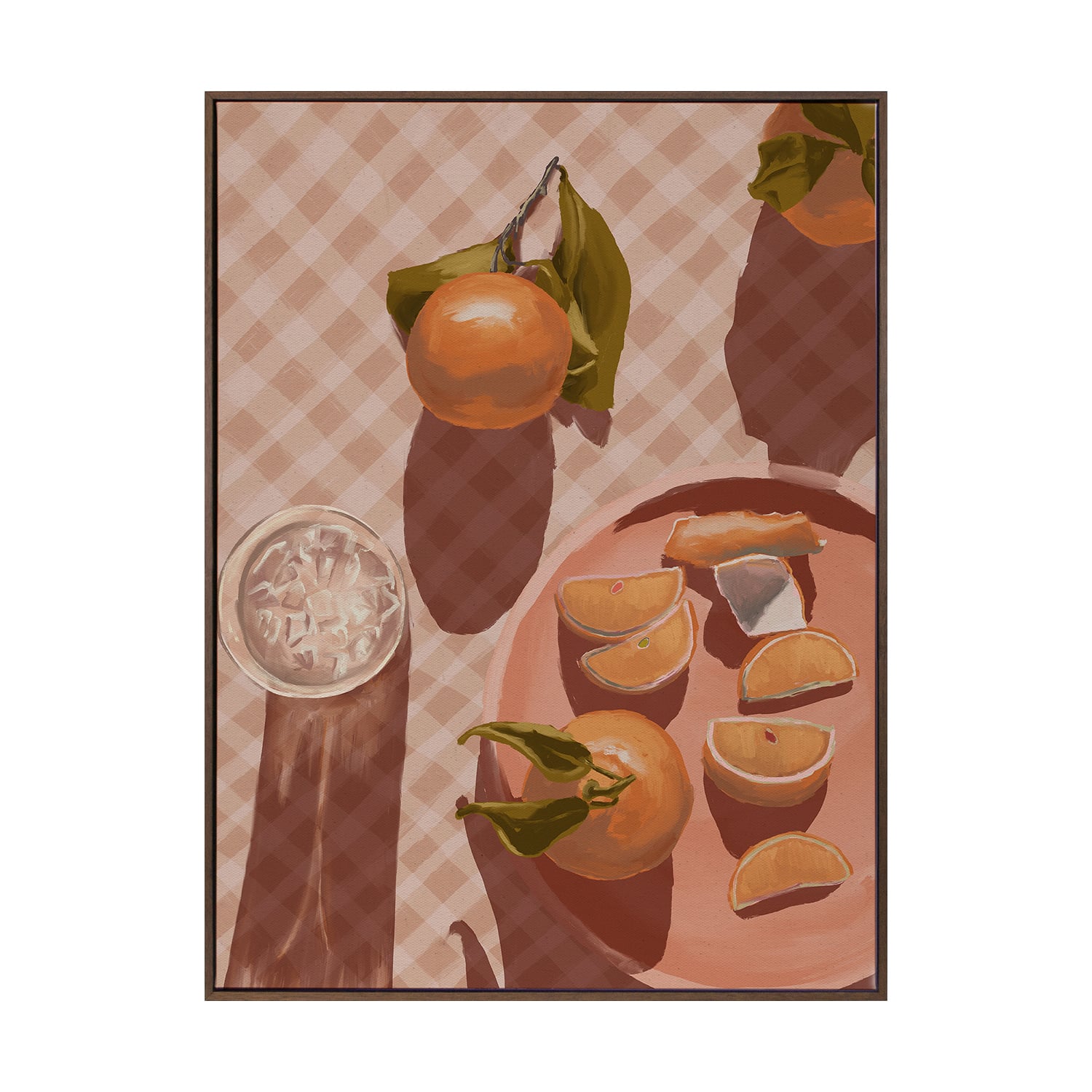 Sunset Mandarins Printed Wall Art