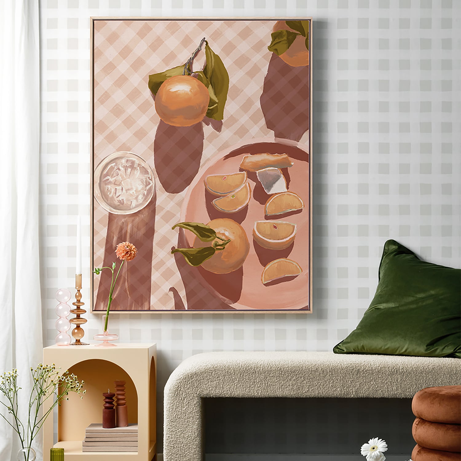 Sunset Mandarins Printed Wall Art