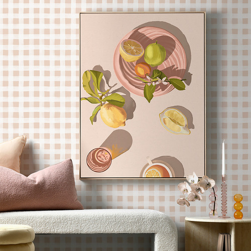 Citron Printed Wall Art