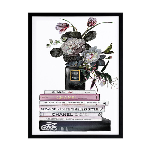Decadent Chanel Noir Printed Wall Art