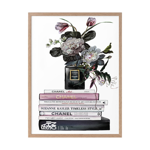 Decadent Chanel Noir Printed Wall Art