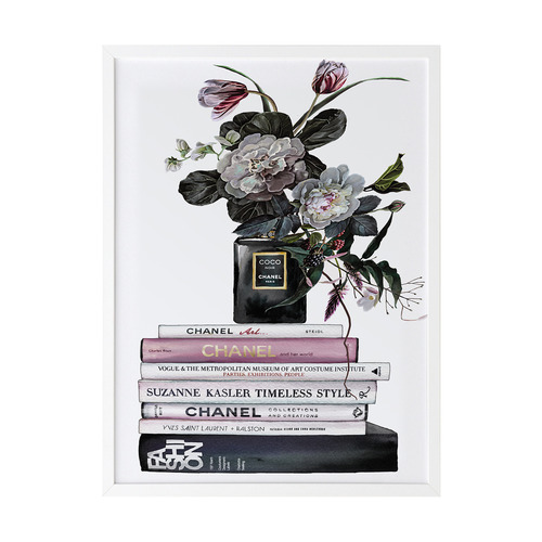 Decadent Chanel Noir Printed Wall Art