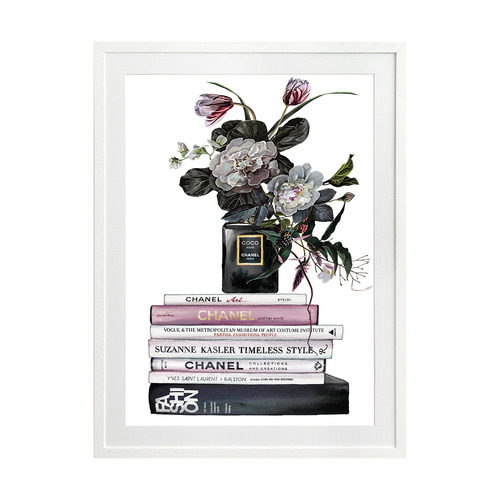 Decadent Chanel Noir Printed Wall Art