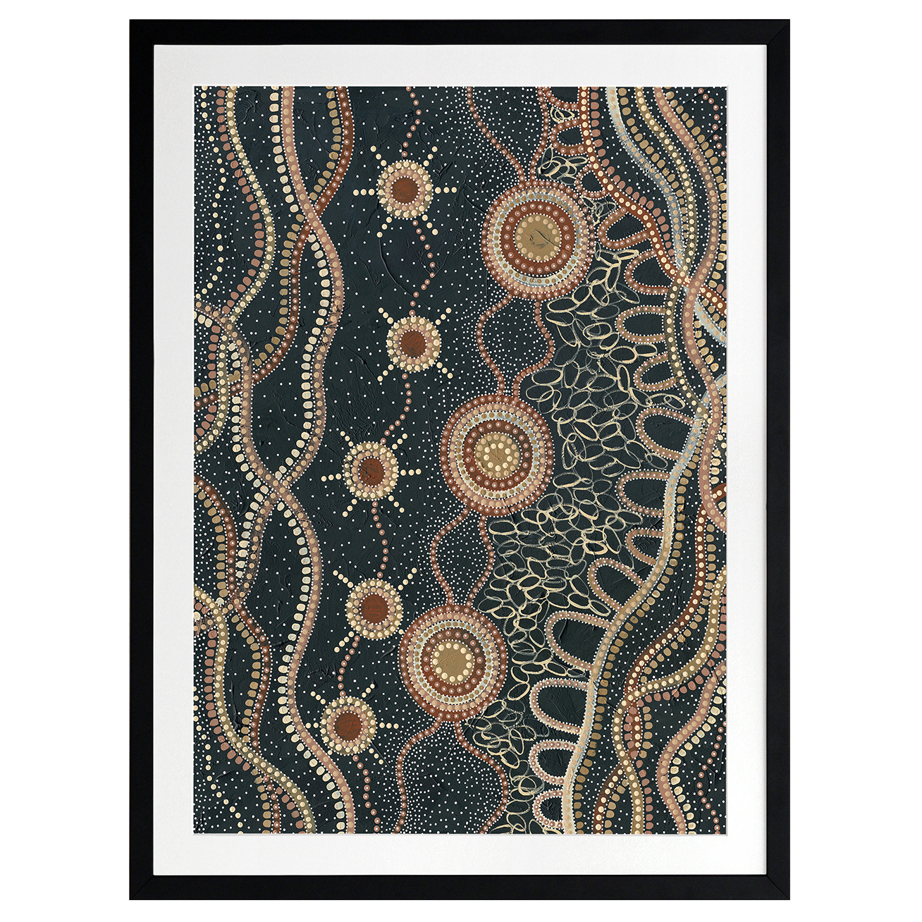Murriyang Deep Blue Printed Wall Art