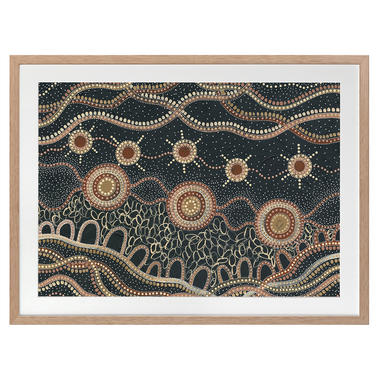Murriyang Deep Blue Printed Wall Art