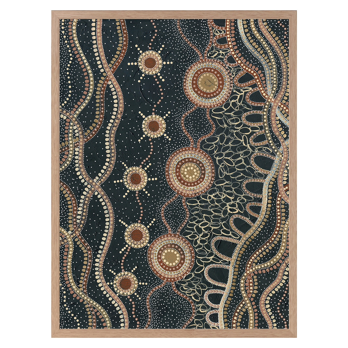 Murriyang Deep Blue Printed Wall Art