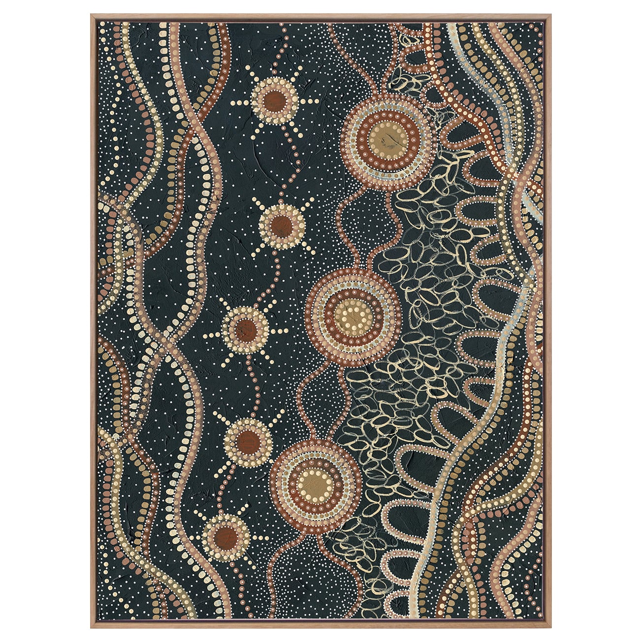 Murriyang Deep Blue Printed Wall Art