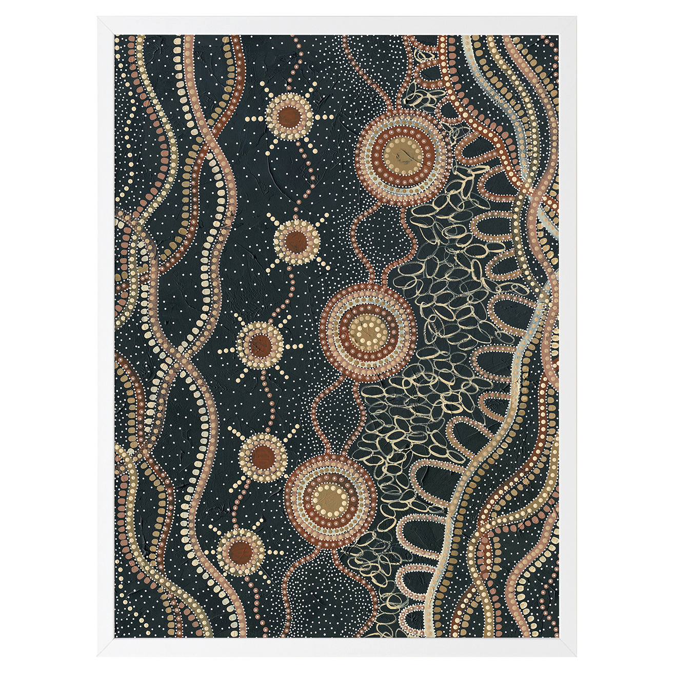 Murriyang Deep Blue Printed Wall Art