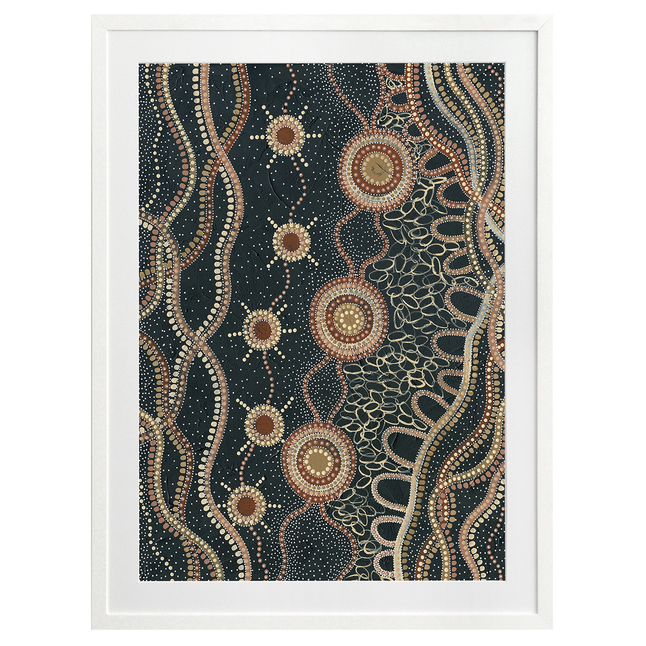 Murriyang Deep Blue Printed Wall Art