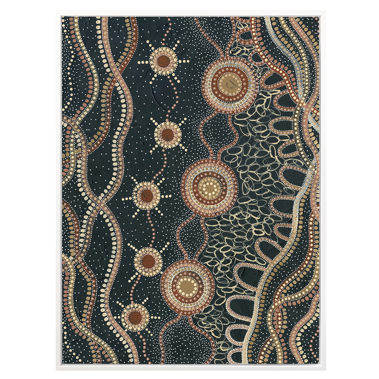 Murriyang Deep Blue Printed Wall Art