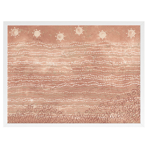 Wubunginya Peach Printed Wall Art