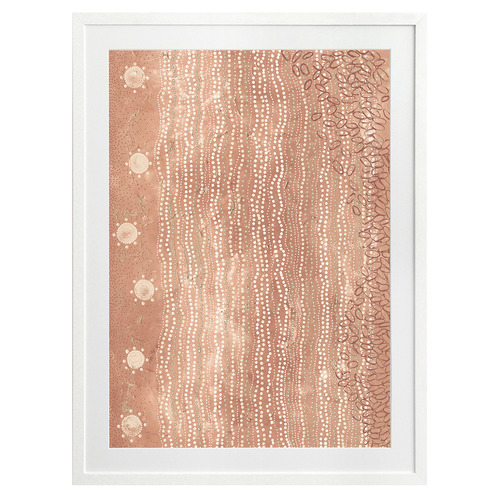 Wubunginya Peach Printed Wall Art