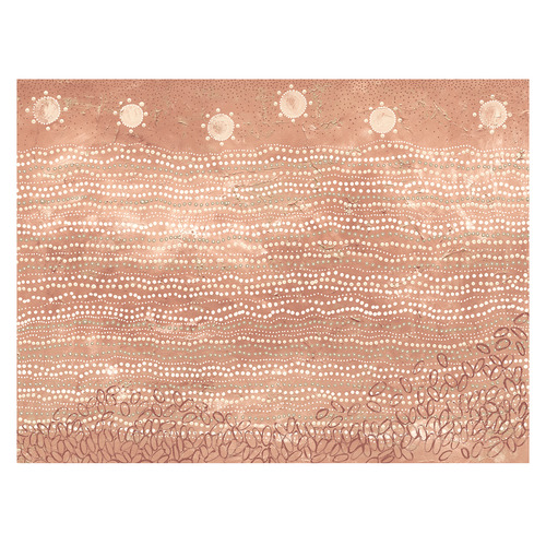 Wubunginya Peach Printed Wall Art