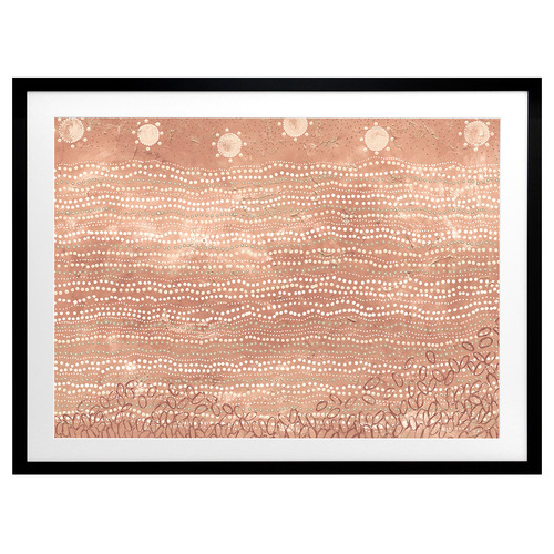 Wubunginya Peach Printed Wall Art