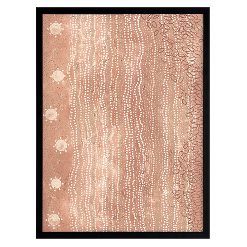 Wubunginya Peach Printed Wall Art