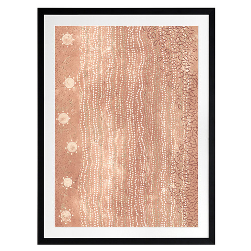 Wubunginya Peach Printed Wall Art