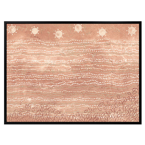 Wubunginya Peach Printed Wall Art
