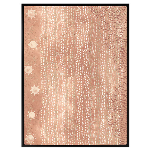 Wubunginya Peach Printed Wall Art