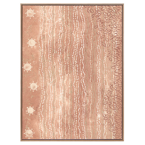 Wubunginya Peach Printed Wall Art