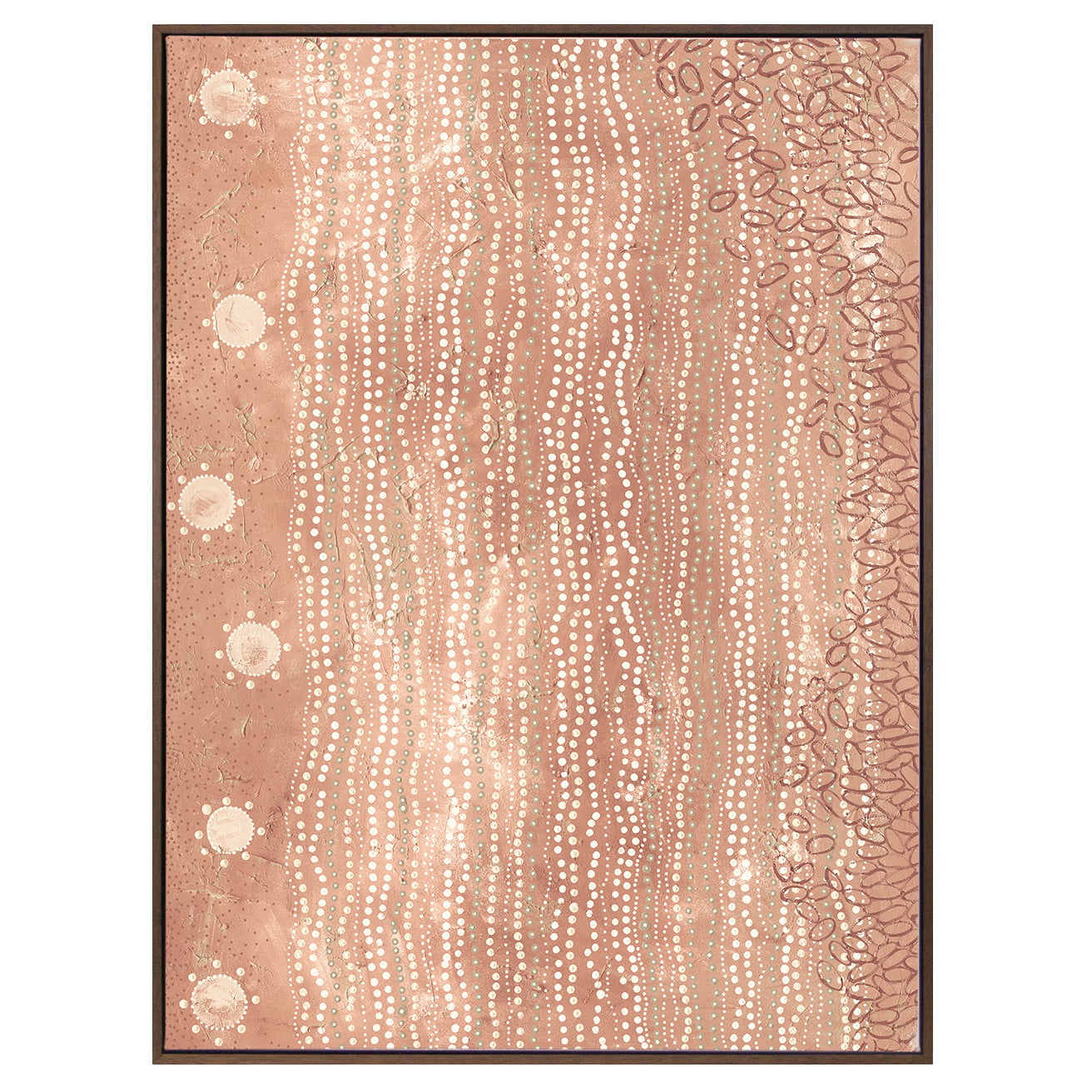 Wubunginya Peach Printed Wall Art
