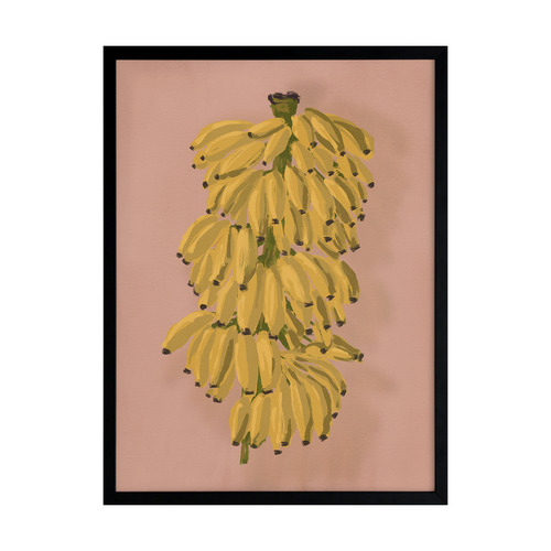 Platano II Pink Printed Wall Art