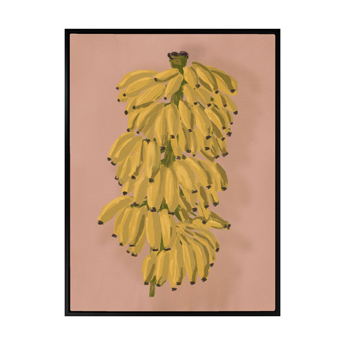 Platano II Pink Printed Wall Art