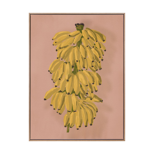 Platano II Pink Printed Wall Art