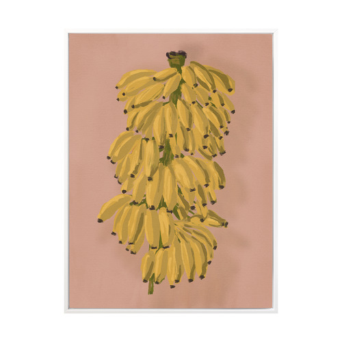 Platano II Pink Printed Wall Art