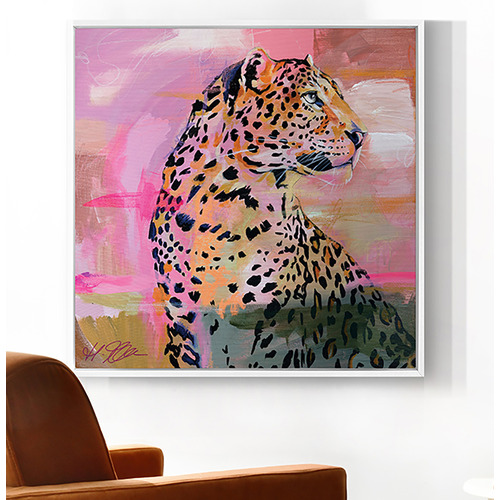 cerise pink wall art