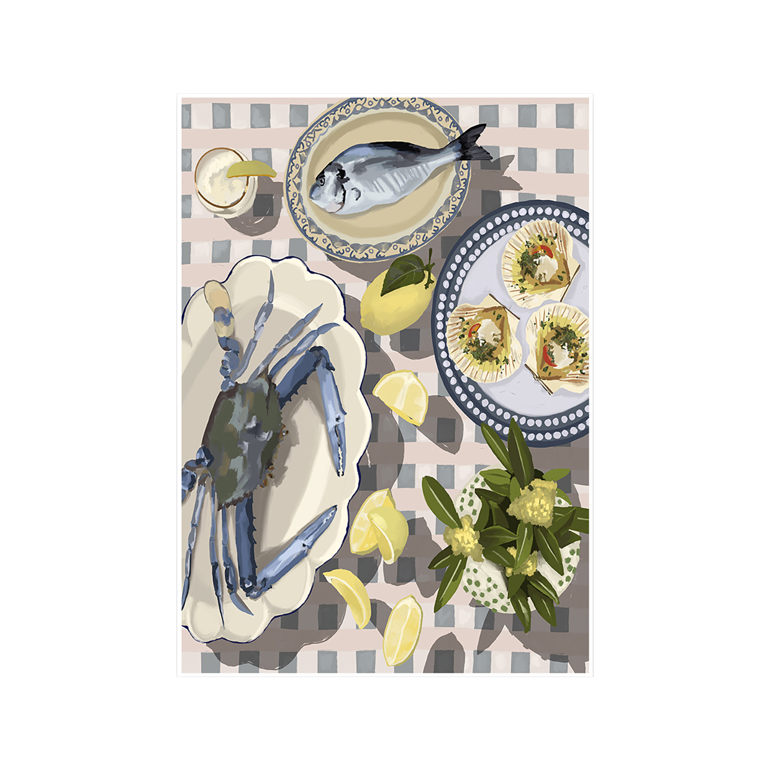Sunset Feast Printed Wall Art
