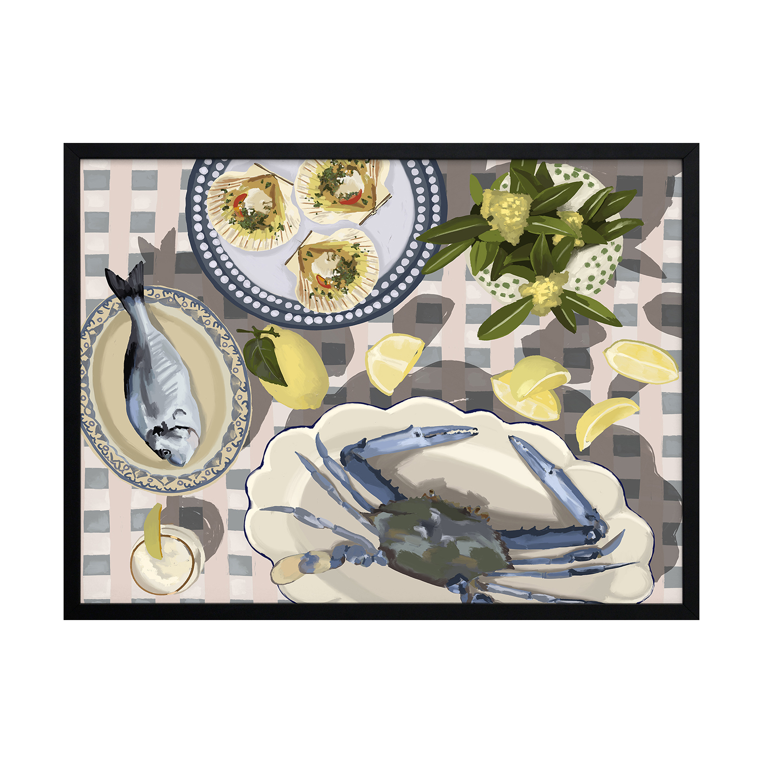 Sunset Feast Printed Wall Art