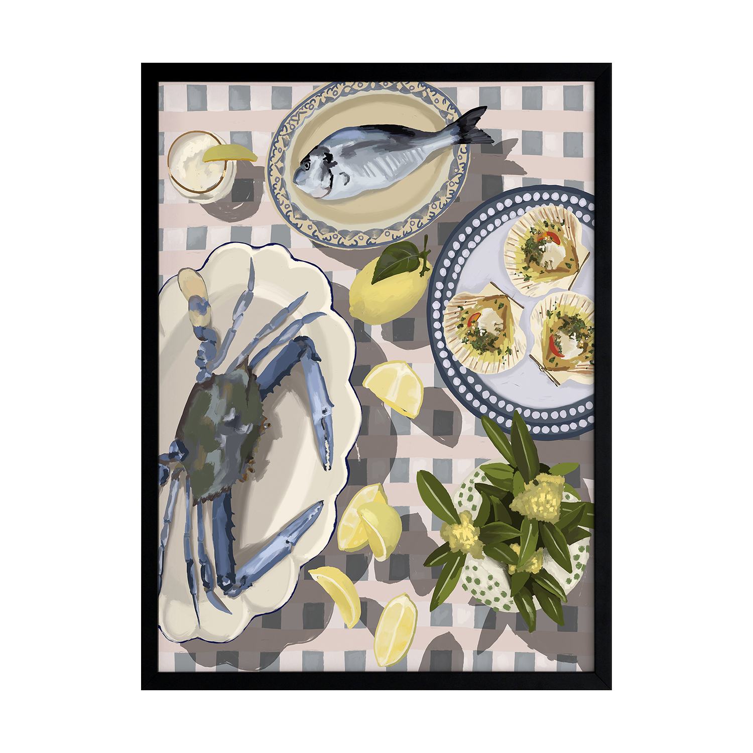 Sunset Feast Printed Wall Art