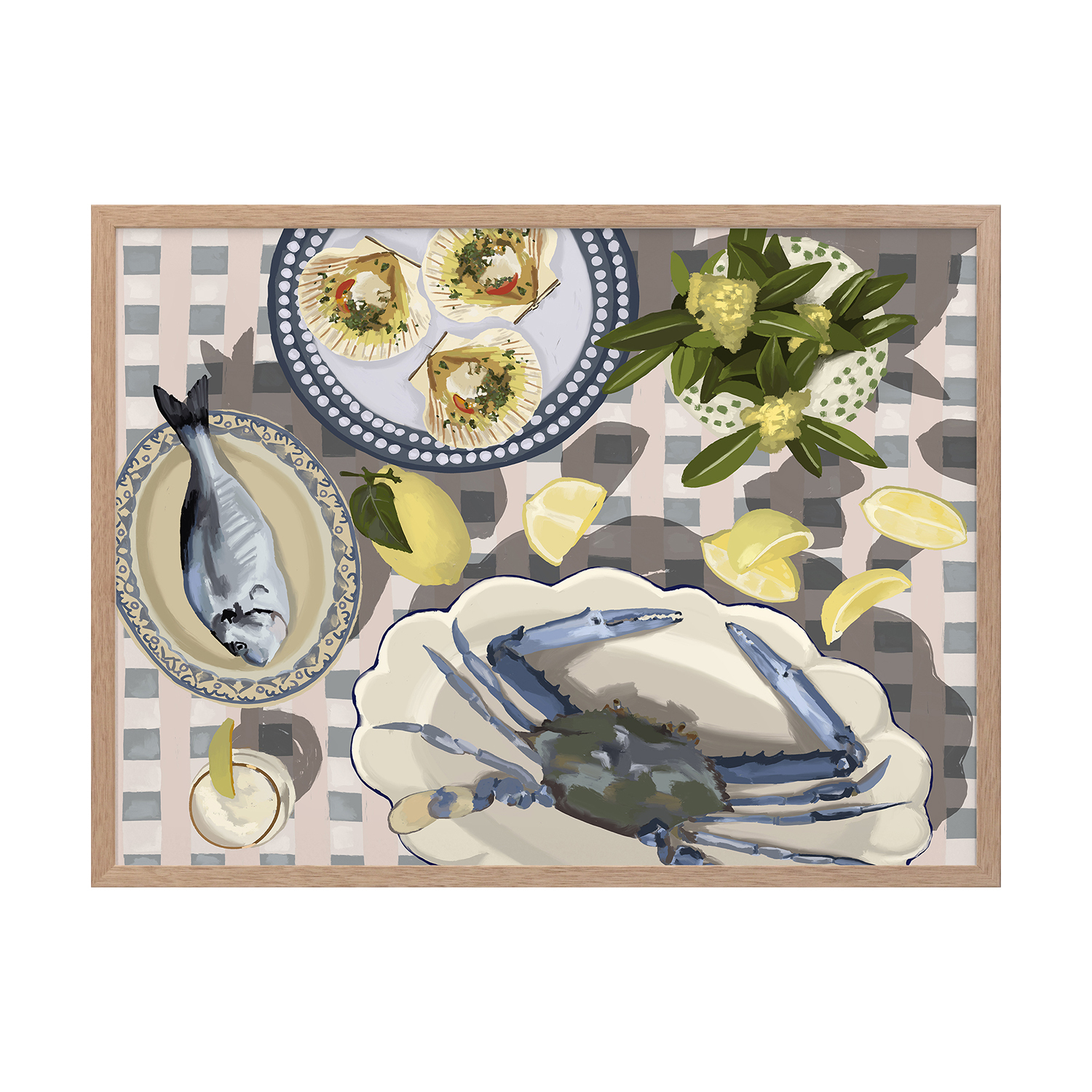 Sunset Feast Printed Wall Art
