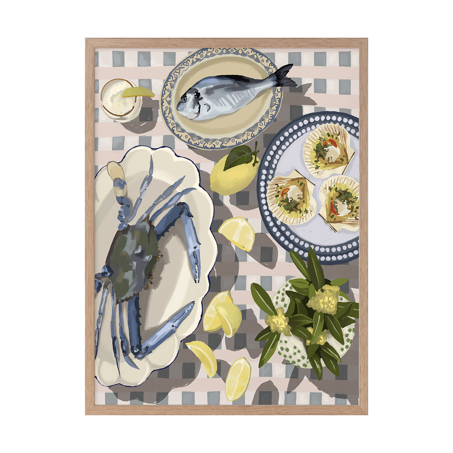 Sunset Feast Printed Wall Art