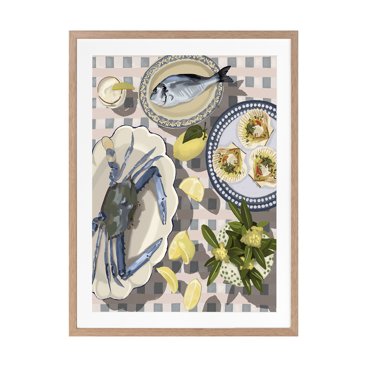 Sunset Feast Printed Wall Art
